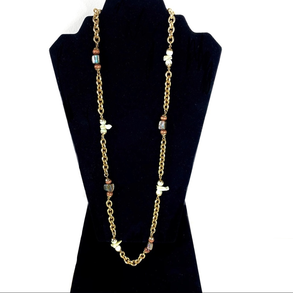 Vtg Kjl Kenneth Jay Lane Gold Chain Necklace - image 7